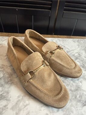a new day Tan Suede Horsebit Loafers